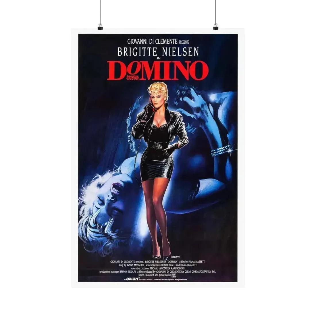 DOMINO 1988 - Paper Movie Poster - The Sticker Space
