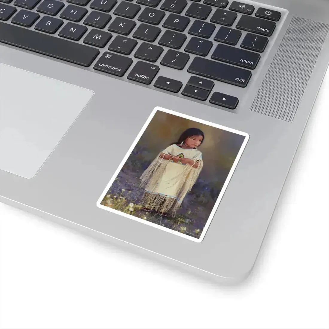 Don Crowley - Apache Child (Native Americans in Art) STICKER Vinyl Kiss-Cut Decal - The Sticker Space