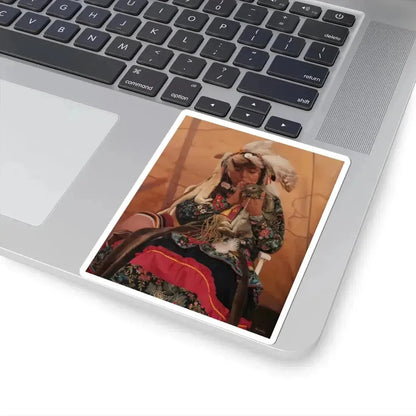 Don Crowley - Member of the Family (Native Americans in Art) STICKER Vinyl Kiss-Cut Decal - The Sticker Space