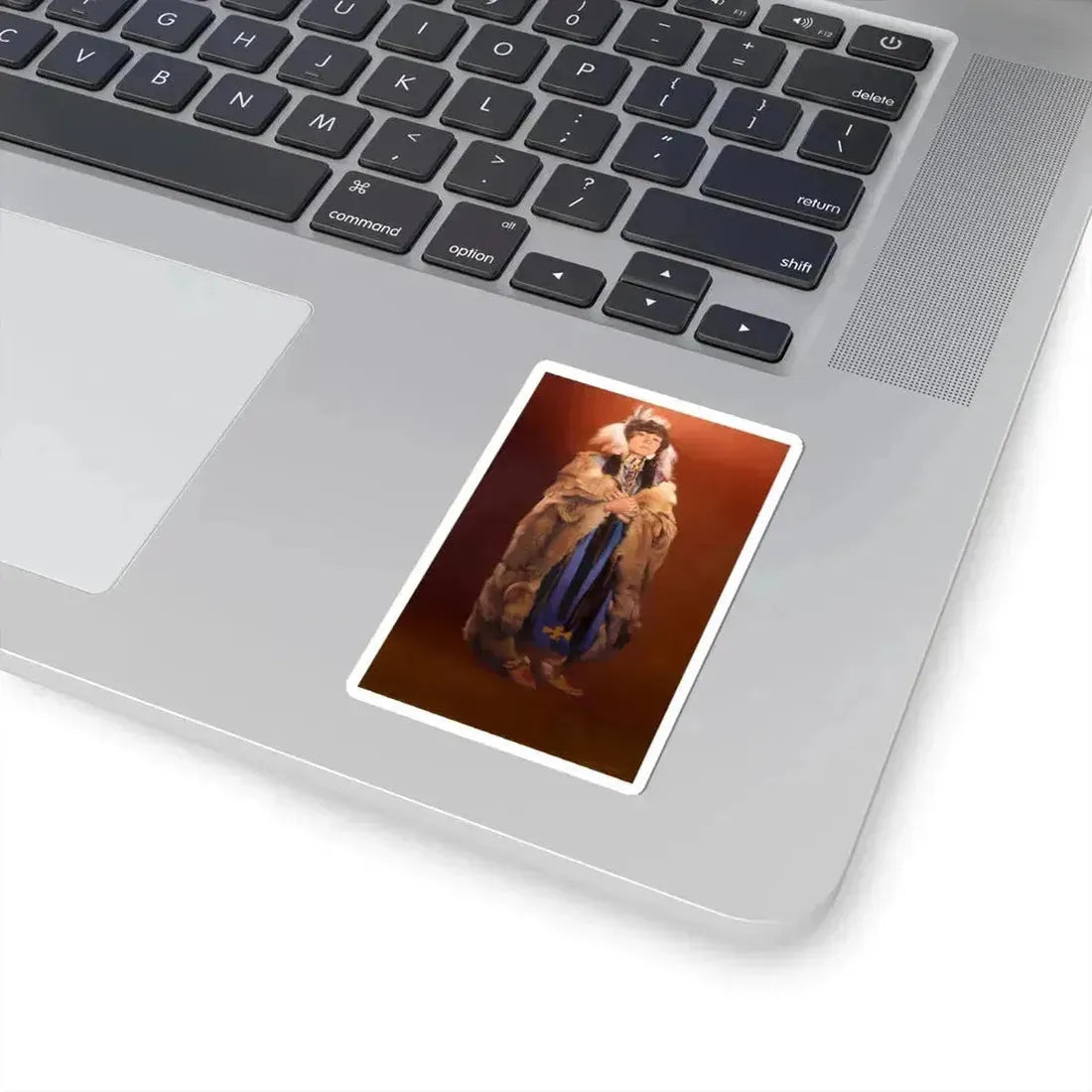 Don Crowley - Paiute Elegance (Native Americans in Art) STICKER Vinyl Kiss-Cut Decal - The Sticker Space