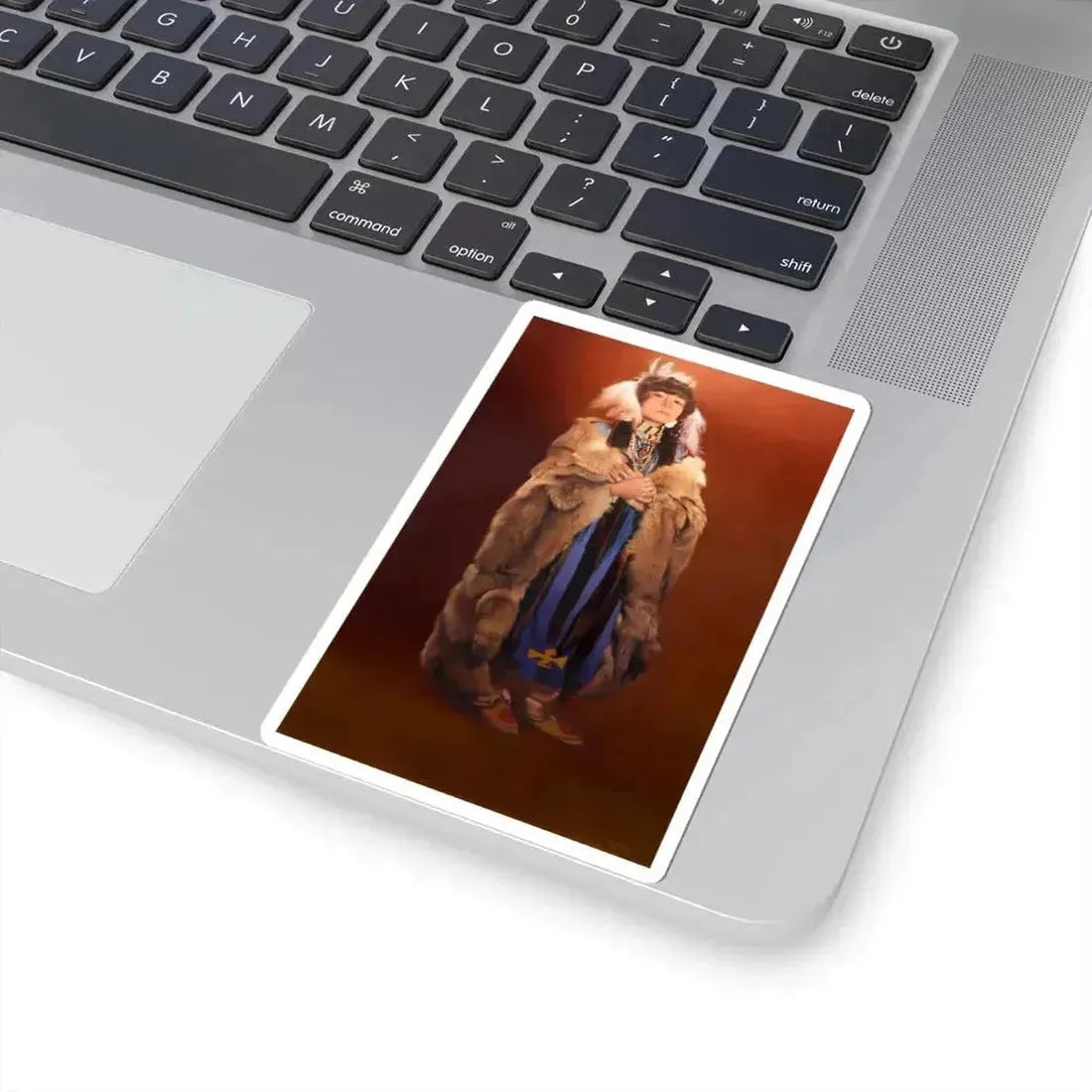 Don Crowley - Paiute Elegance (Native Americans in Art) STICKER Vinyl Kiss-Cut Decal - The Sticker Space