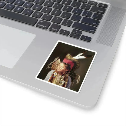 Don Crowley - The Red Roach (Native Americans in Art) STICKER Vinyl Kiss-Cut Decal - The Sticker Space