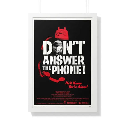 DON'T ANSWER THE PHONE! 1980 - Framed Movie Poster - The Sticker Space