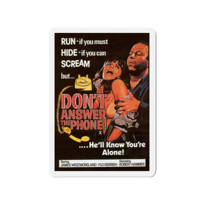 DON'T ANSWER THE PHONE! (2) 1980 Movie Poster - Refrigerator Magnet 2 Inch - The Sticker Space