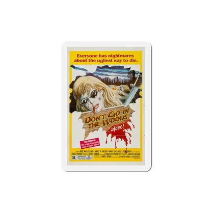 Don't Go in the Woods 1981 Movie Poster Refrigerator Magnet 3 Inch - The Sticker Space