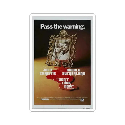 DON'T LOOK NOW 1973 Movie Poster - STICKER Vinyl Kiss-Cut Decal 4 Inch White - The Sticker Space