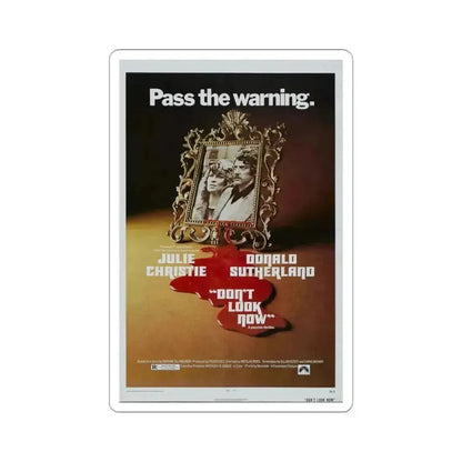DON'T LOOK NOW 1973 Movie Poster - STICKER Vinyl Kiss-Cut Decal 6 Inch White - The Sticker Space