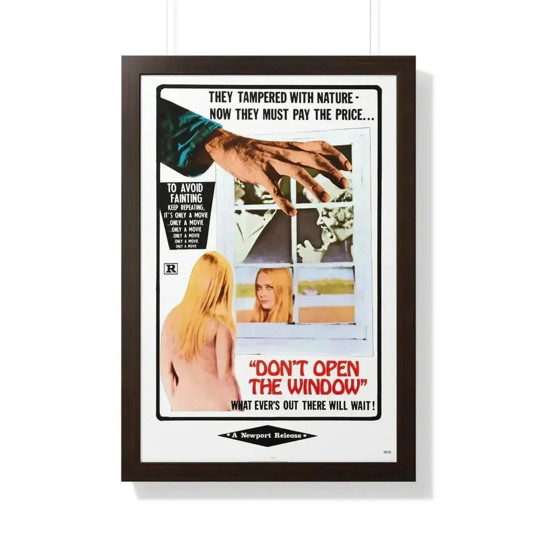 DON'T OPEN THE WINDOW (THE LIVING DEAD AT THE MANCHESTER MORGUE) 1974 - Framed Movie Poster - The Sticker Space