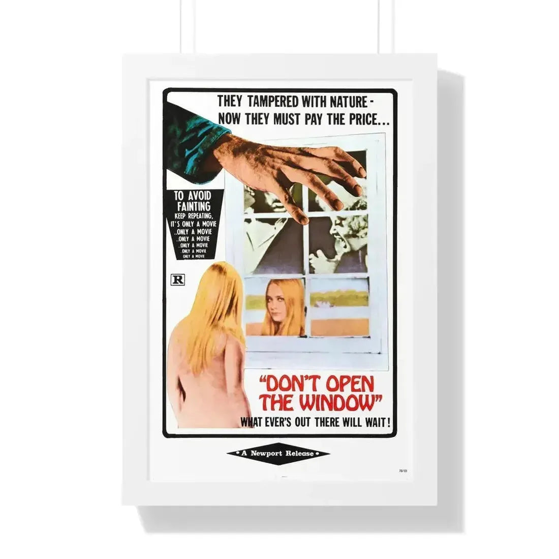 DON'T OPEN THE WINDOW (THE LIVING DEAD AT THE MANCHESTER MORGUE) 1974 - Framed Movie Poster - The Sticker Space