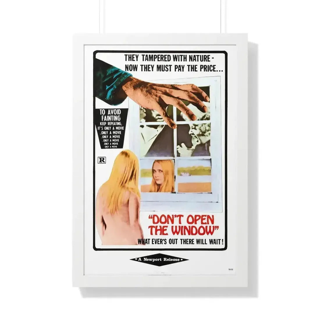 DON'T OPEN THE WINDOW (THE LIVING DEAD AT THE MANCHESTER MORGUE) 1974 - Framed Movie Poster - The Sticker Space