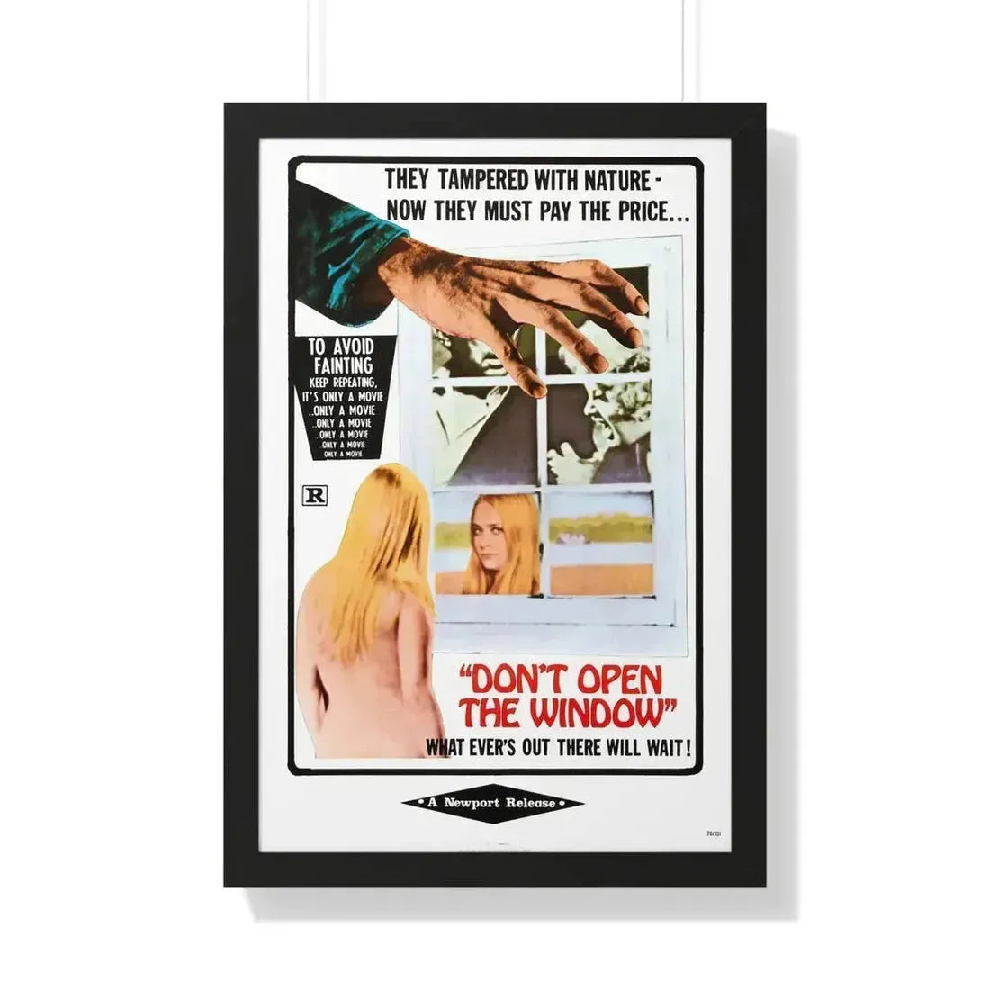 DON'T OPEN THE WINDOW (THE LIVING DEAD AT THE MANCHESTER MORGUE) 1974 - Framed Movie Poster - The Sticker Space
