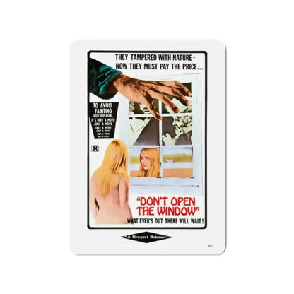 DON'T OPEN THE WINDOW (THE LIVING DEAD AT THE MANCHESTER MORGUE) 1974 Movie Poster - Refrigerator Magnet - The Sticker Space