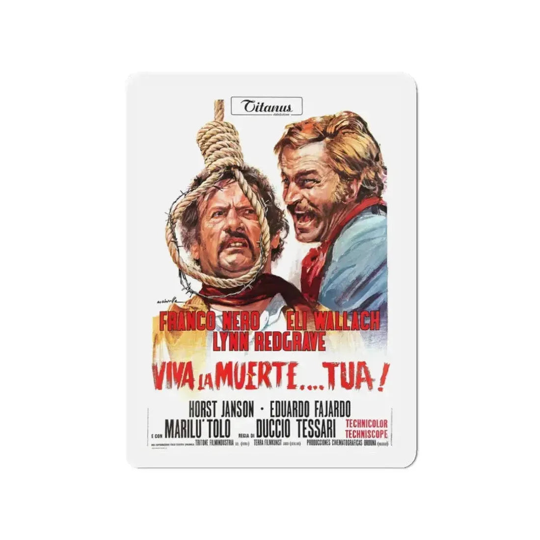 DON'T TURN THE OTHER CHEEK 1971 Movie Poster - Refrigerator Magnet 3 Inch - The Sticker Space