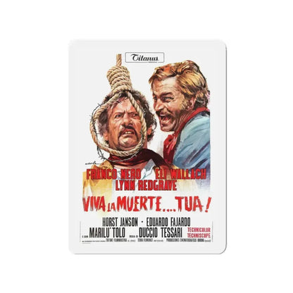 DON'T TURN THE OTHER CHEEK 1971 Movie Poster - Refrigerator Magnet 3 Inch - The Sticker Space