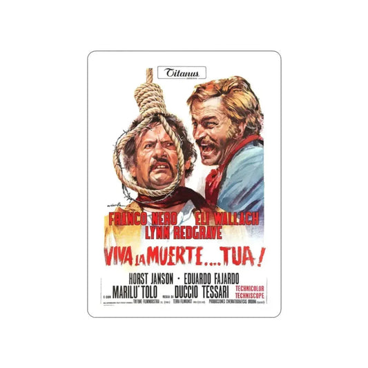 DON'T TURN THE OTHER CHEEK 1971 Movie Poster STICKER Vinyl Die-Cut Decal 2 Inch - The Sticker Space