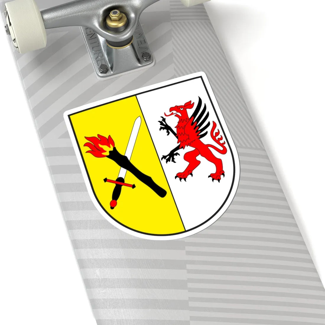 Donat wappen (Switzerland) (Coat of Arms) STICKER Vinyl Kiss-Cut Decal - The Sticker Space