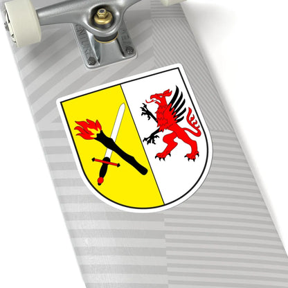 Donat wappen (Switzerland) (Coat of Arms) STICKER Vinyl Kiss-Cut Decal - The Sticker Space