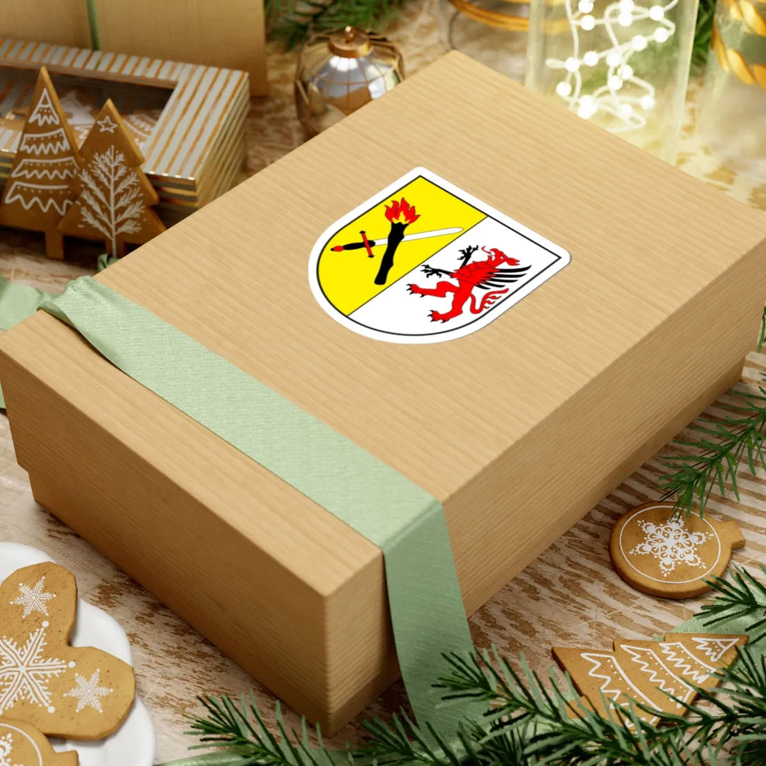 Donat wappen (Switzerland) (Coat of Arms) STICKER Vinyl Kiss-Cut Decal - The Sticker Space