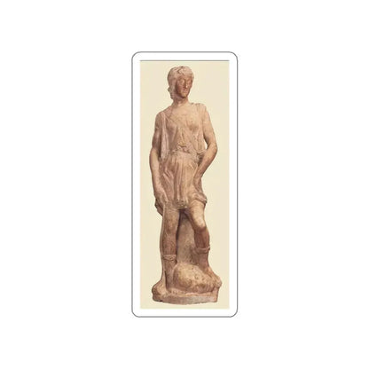 DONATELLO - David of Casa Martelli (Artwork) STICKER Vinyl Die-Cut Decal White Die-Cut 4 Inch - The Sticker Space