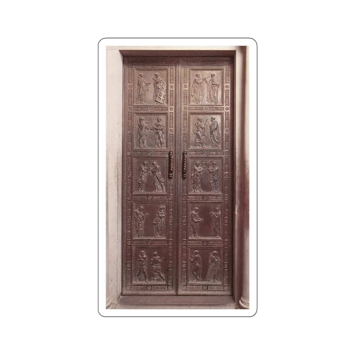 SKU:11267471335332273110 Sticker types:White Shape:Die-Cut Sizes:4" × 4"