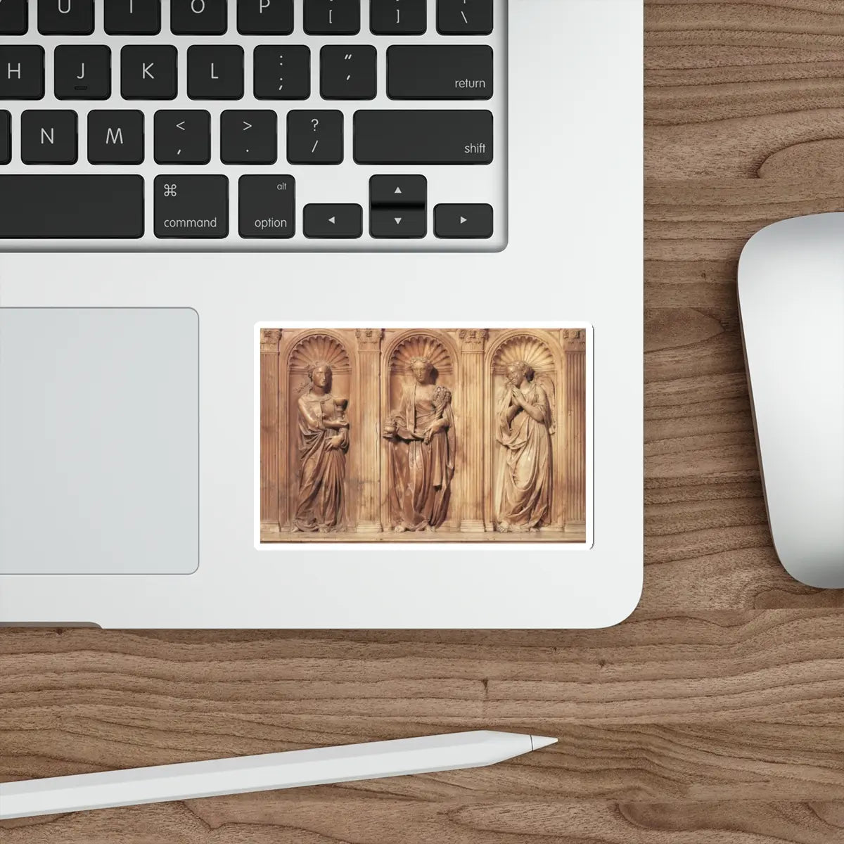 SKU:26787015729521628411 Sticker types:White Shape:Die-Cut Sizes:4" × 4"
