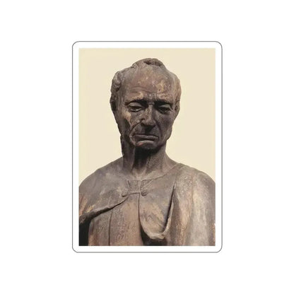 DONATELLO - Prophet with Scroll (detail) (Artwork) STICKER Vinyl Die-Cut Decal White Die-Cut 4 Inch - The Sticker Space