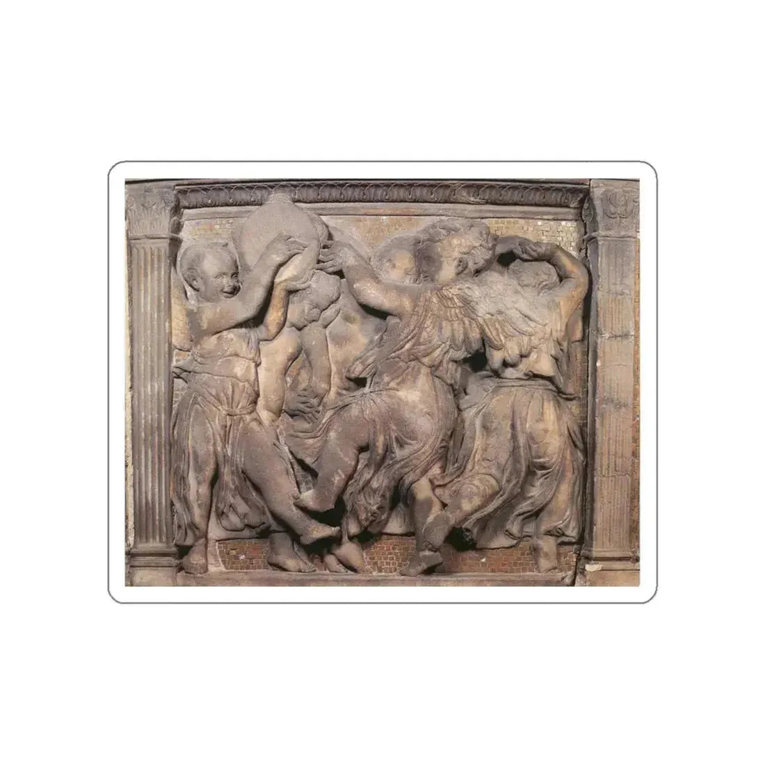 DONATELLO - Pulpit (detail) (Artwork) STICKER Vinyl Die-Cut Decal White Die-Cut 4 Inch - The Sticker Space