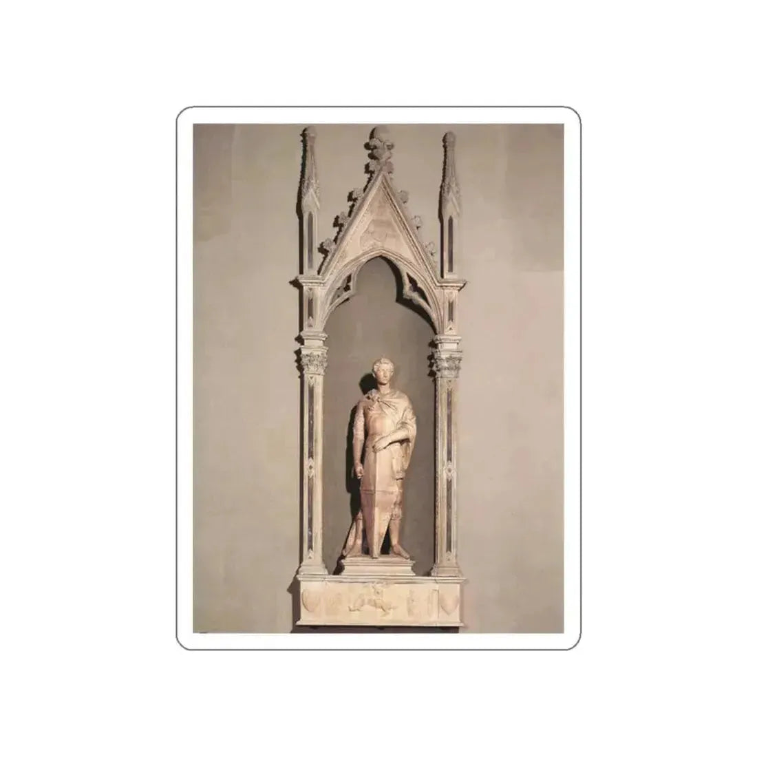 DONATELLO - St George (Artwork) STICKER Vinyl Die-Cut Decal White Die-Cut 2 Inch - The Sticker Space
