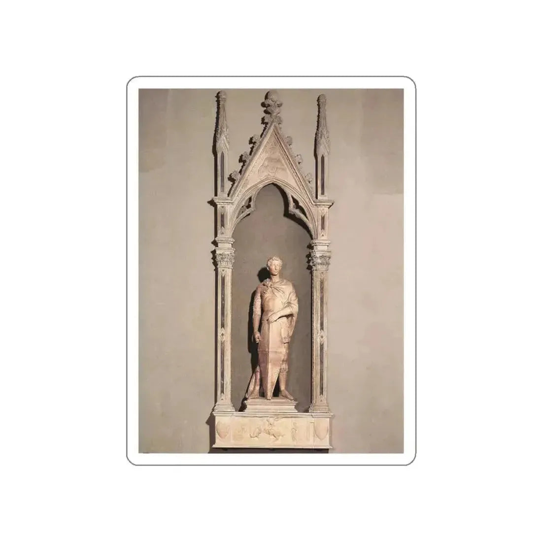 DONATELLO - St George (Artwork) STICKER Vinyl Die-Cut Decal White Die-Cut 5 Inch - The Sticker Space