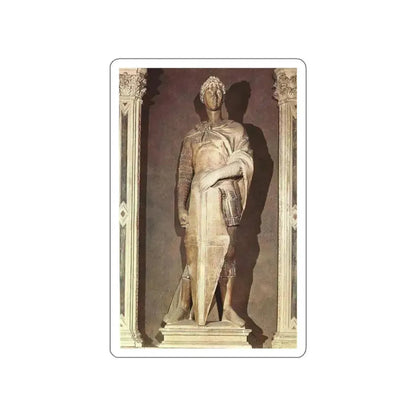 DONATELLO - St George2 (Artwork) STICKER Vinyl Die-Cut Decal White Die-Cut 3 Inch - The Sticker Space