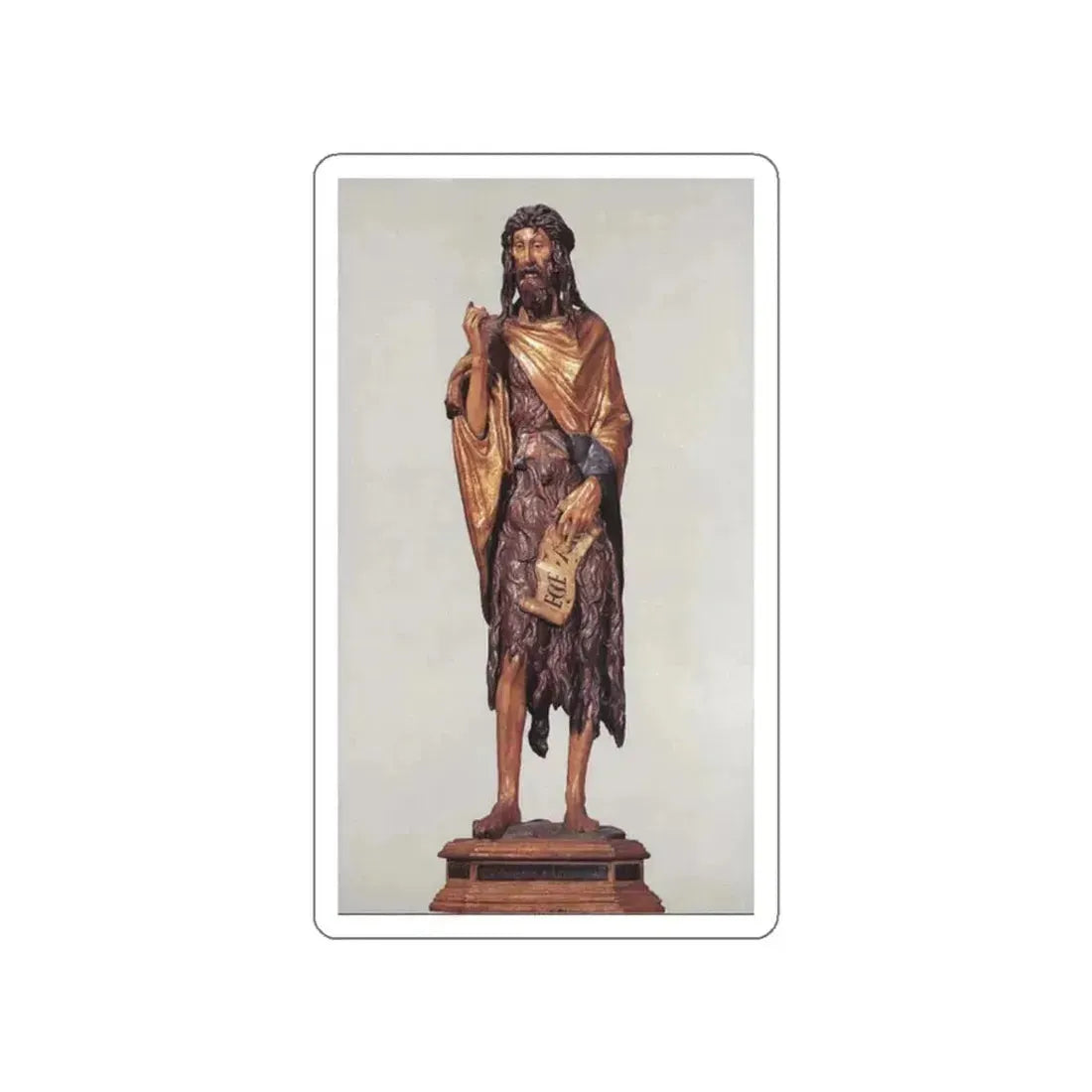 DONATELLO - St John the Baptist (Artwork) STICKER Vinyl Die-Cut Decal White Die-Cut 2 Inch - The Sticker Space