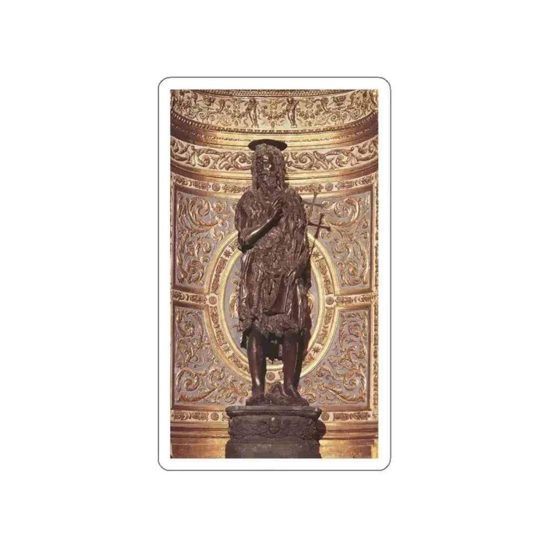 DONATELLO - St John the Baptist2 (Artwork) STICKER Vinyl Die-Cut Decal White Die-Cut 2 Inch - The Sticker Space