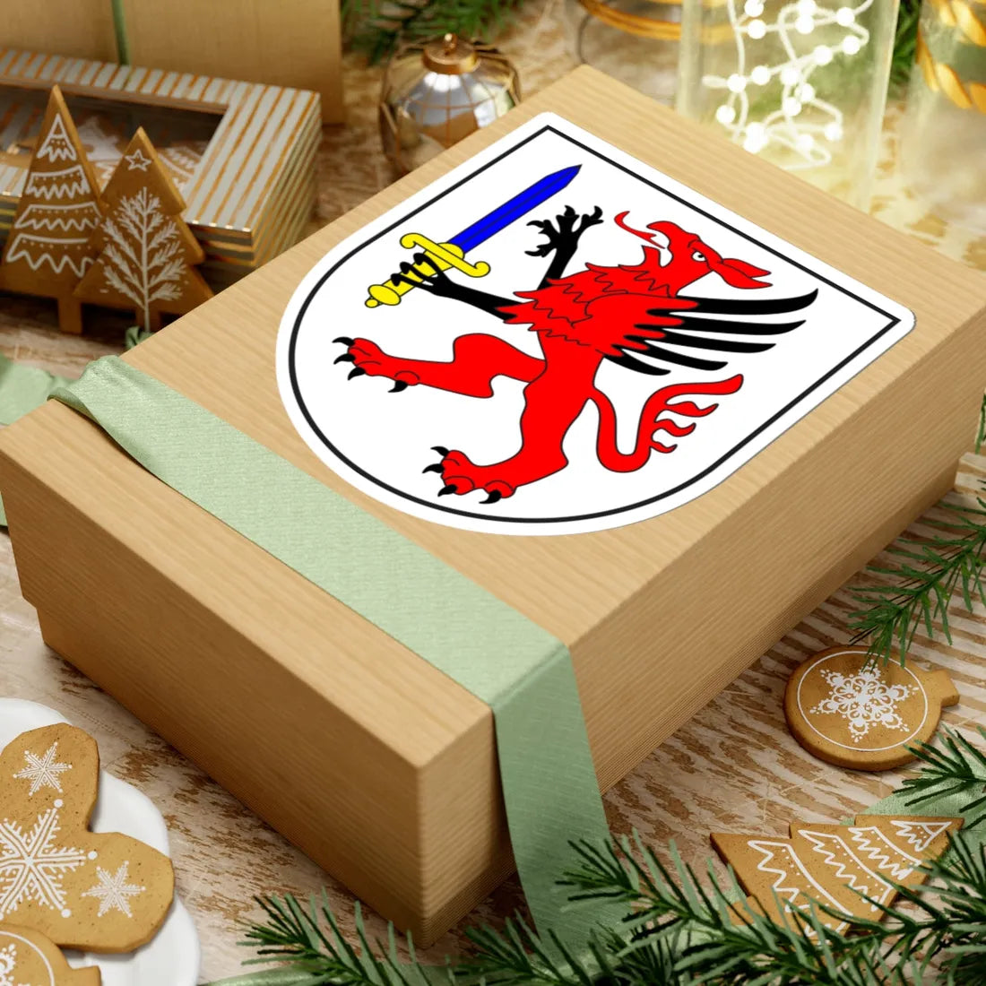Donath wappen (Switzerland) (Coat of Arms) STICKER Vinyl Kiss-Cut Decal - The Sticker Space