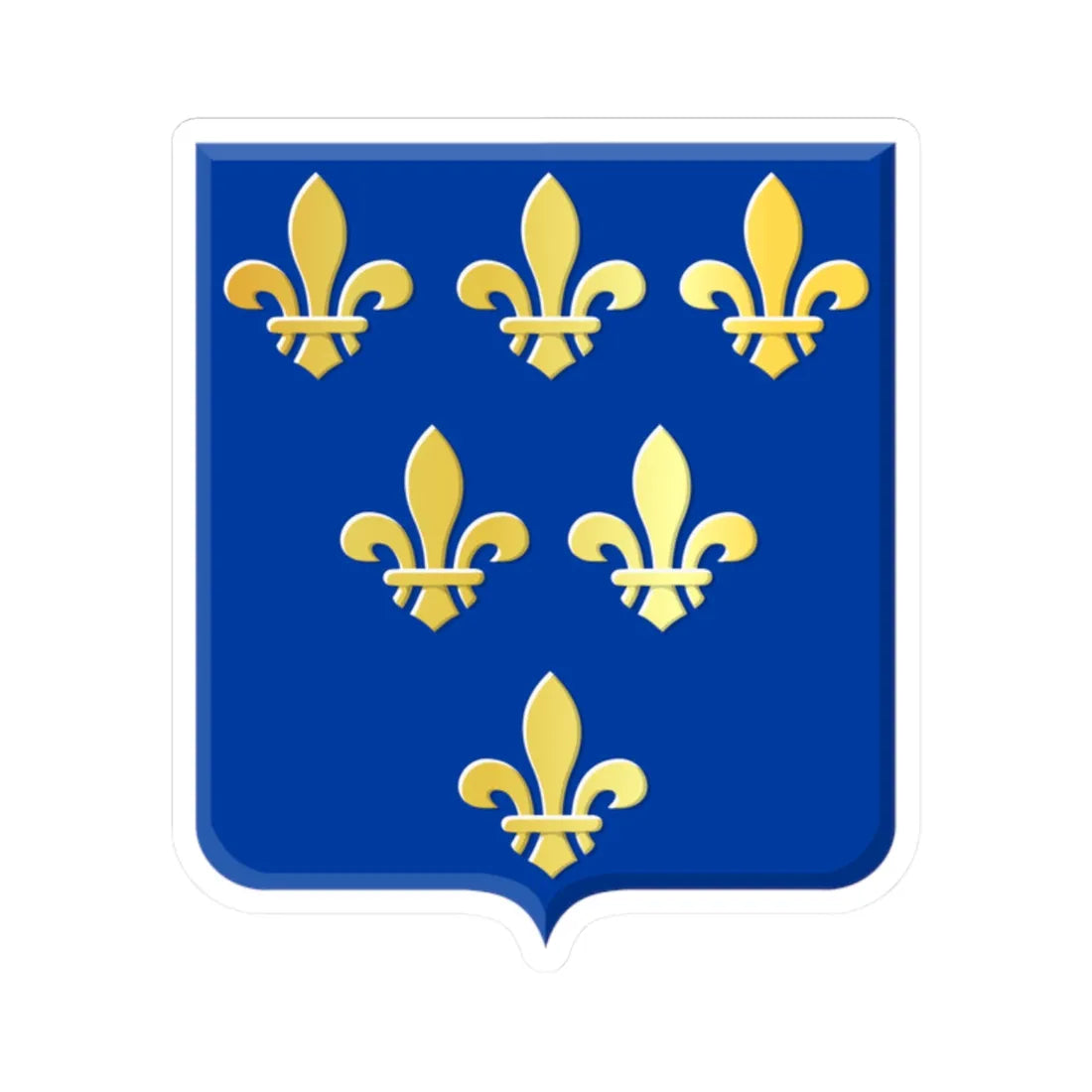 Donceel wapen (Belgium) (Coat of Arms) STICKER Vinyl Kiss-Cut Decal 2 Inch White - The Sticker Space