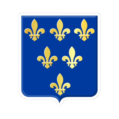 Donceel wapen (Belgium) (Coat of Arms) STICKER Vinyl Kiss-Cut Decal 4 Inch White - The Sticker Space