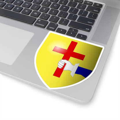 Donegal Town COA 3d (Ireland) (Coat of Arms) STICKER Vinyl Kiss-Cut Decal - The Sticker Space