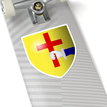 Donegal Town COA 3d (Ireland) (Coat of Arms) STICKER Vinyl Kiss-Cut Decal - The Sticker Space
