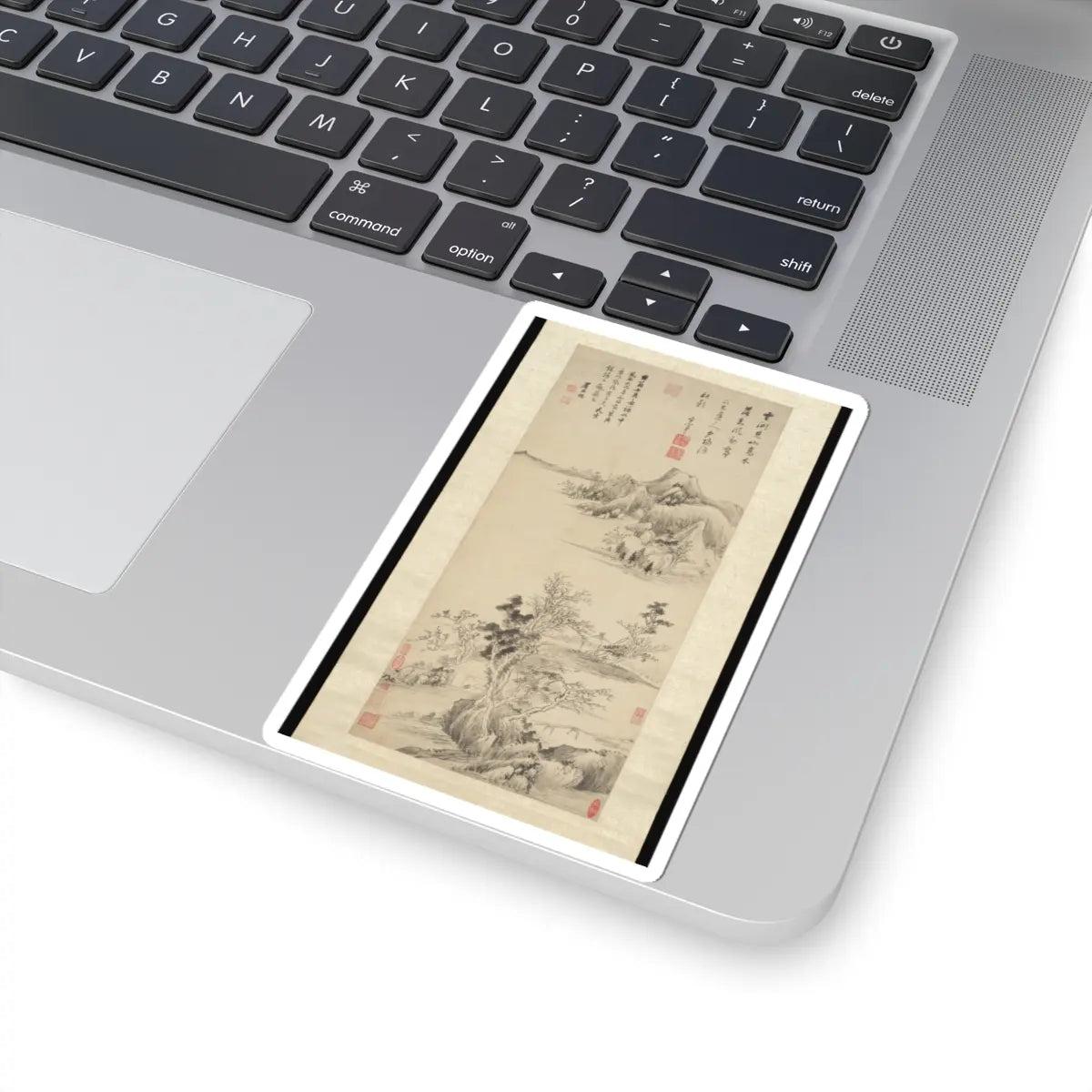 Dong Qichang - Autumn Mountains - unknown v1 - STICKER Vinyl Kiss-Cut Decal