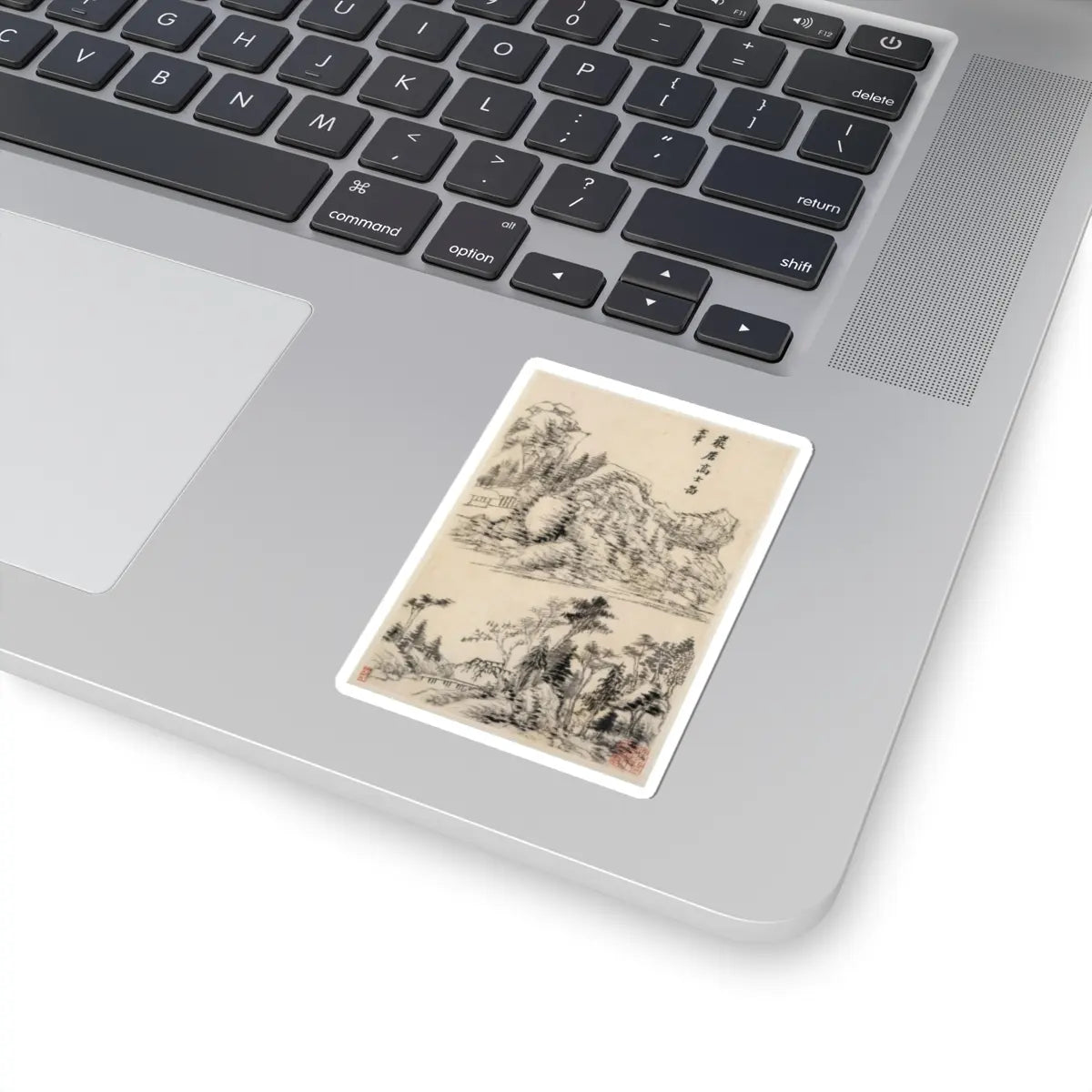 Dong Qichang - Landscapes after old masters - dated 1630 v1 - STICKER Vinyl Kiss-Cut Decal