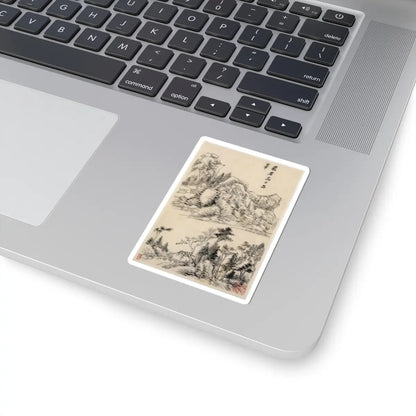 Dong Qichang - Landscapes after old masters - dated 1630 v1 - STICKER Vinyl Kiss-Cut Decal
