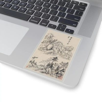 Dong Qichang - Landscapes after old masters - dated 1630 v1 - STICKER Vinyl Kiss-Cut Decal