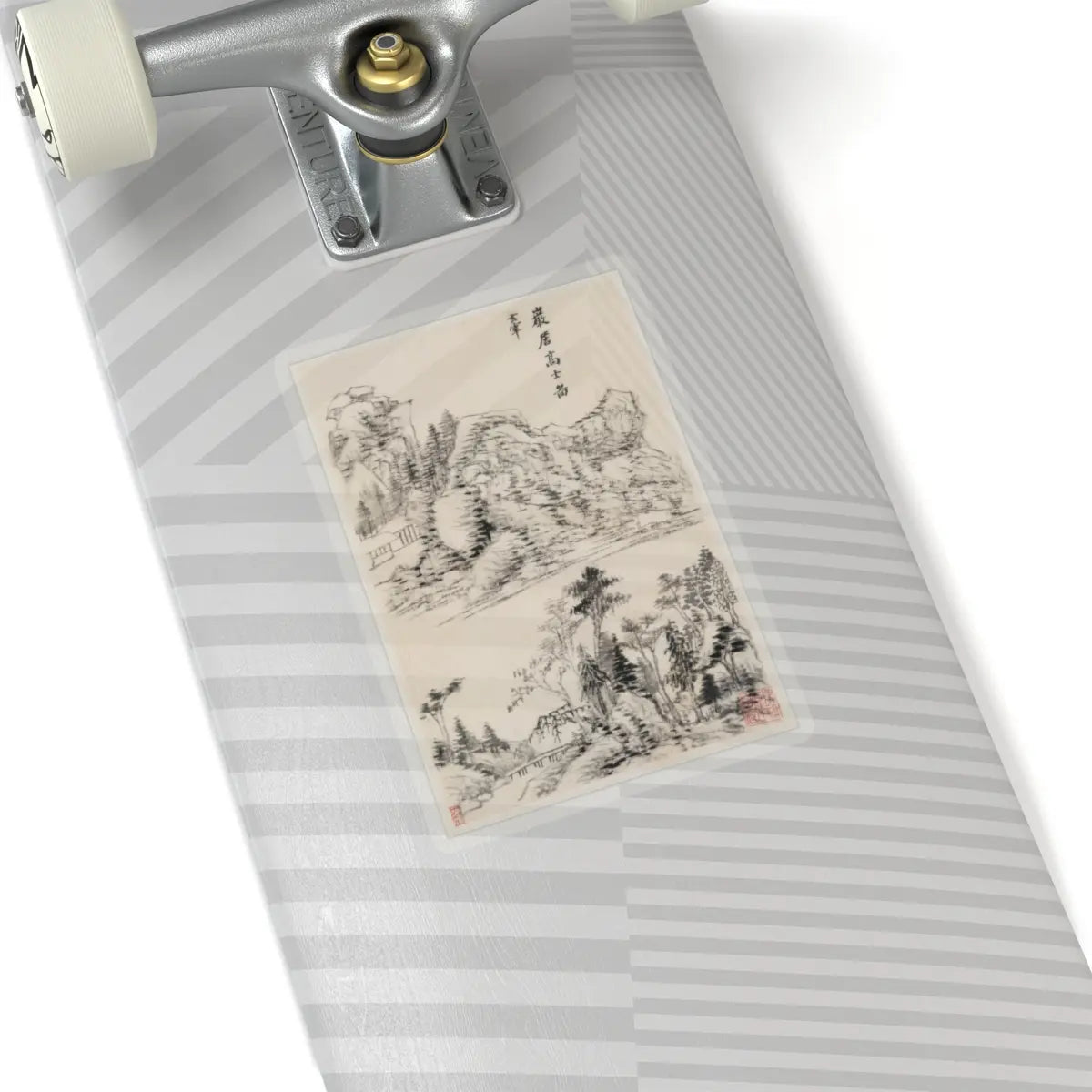 Dong Qichang - Landscapes after old masters - dated 1630 v1 - STICKER Vinyl Kiss-Cut Decal