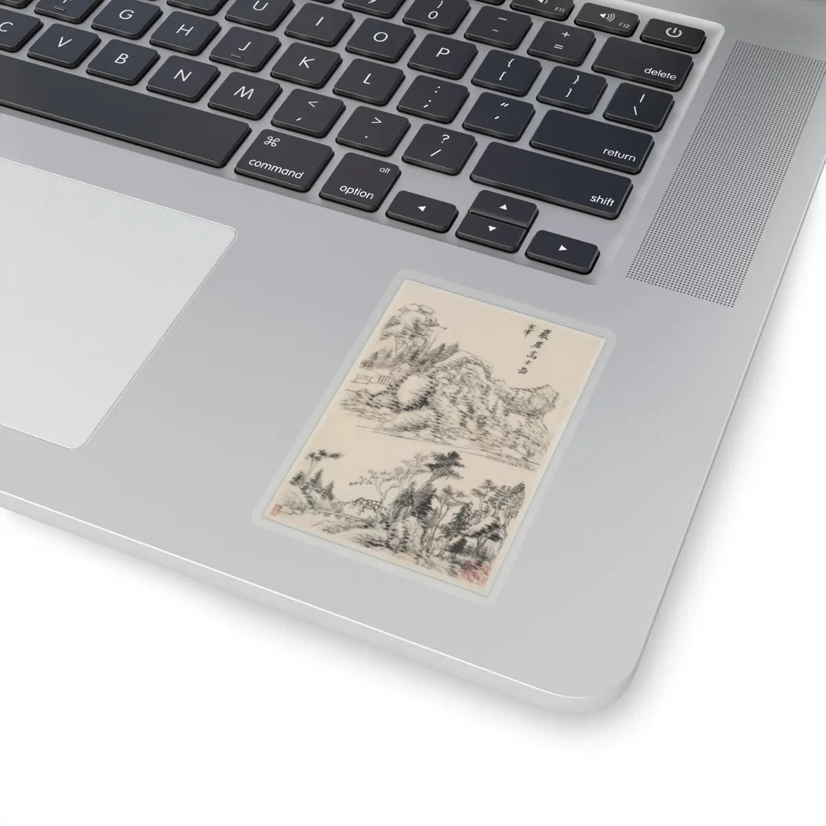 Dong Qichang - Landscapes after old masters - dated 1630 v1 - STICKER Vinyl Kiss-Cut Decal