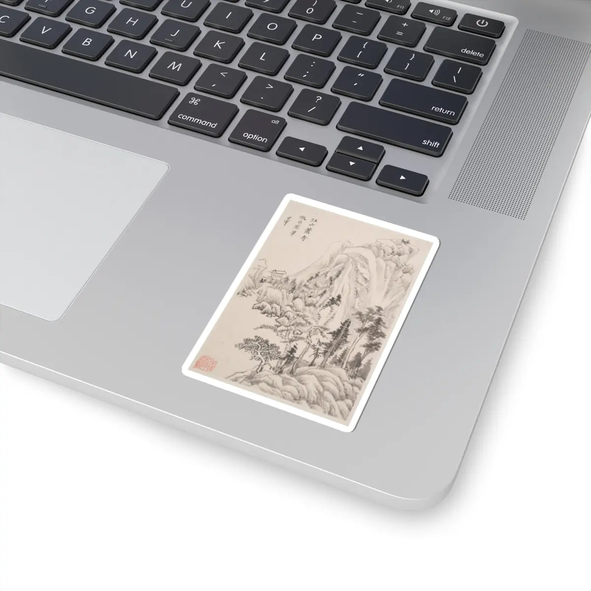 Dong Qichang - Landscapes after old masters - dated 1630 v5 - STICKER Vinyl Kiss-Cut Decal