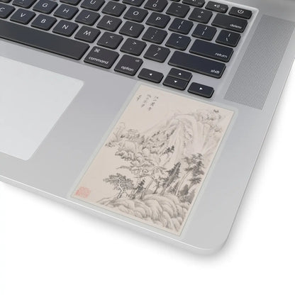 Dong Qichang - Landscapes after old masters - dated 1630 v5 - STICKER Vinyl Kiss-Cut Decal