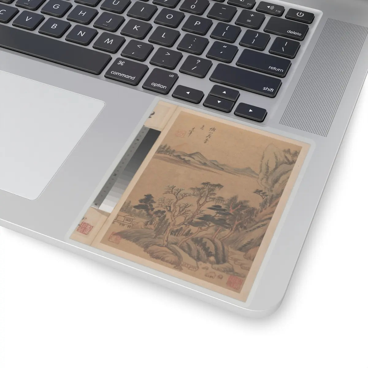 Dong Qichang - Landscapes and poems - early 17th century v1 - STICKER Vinyl Kiss-Cut Decal