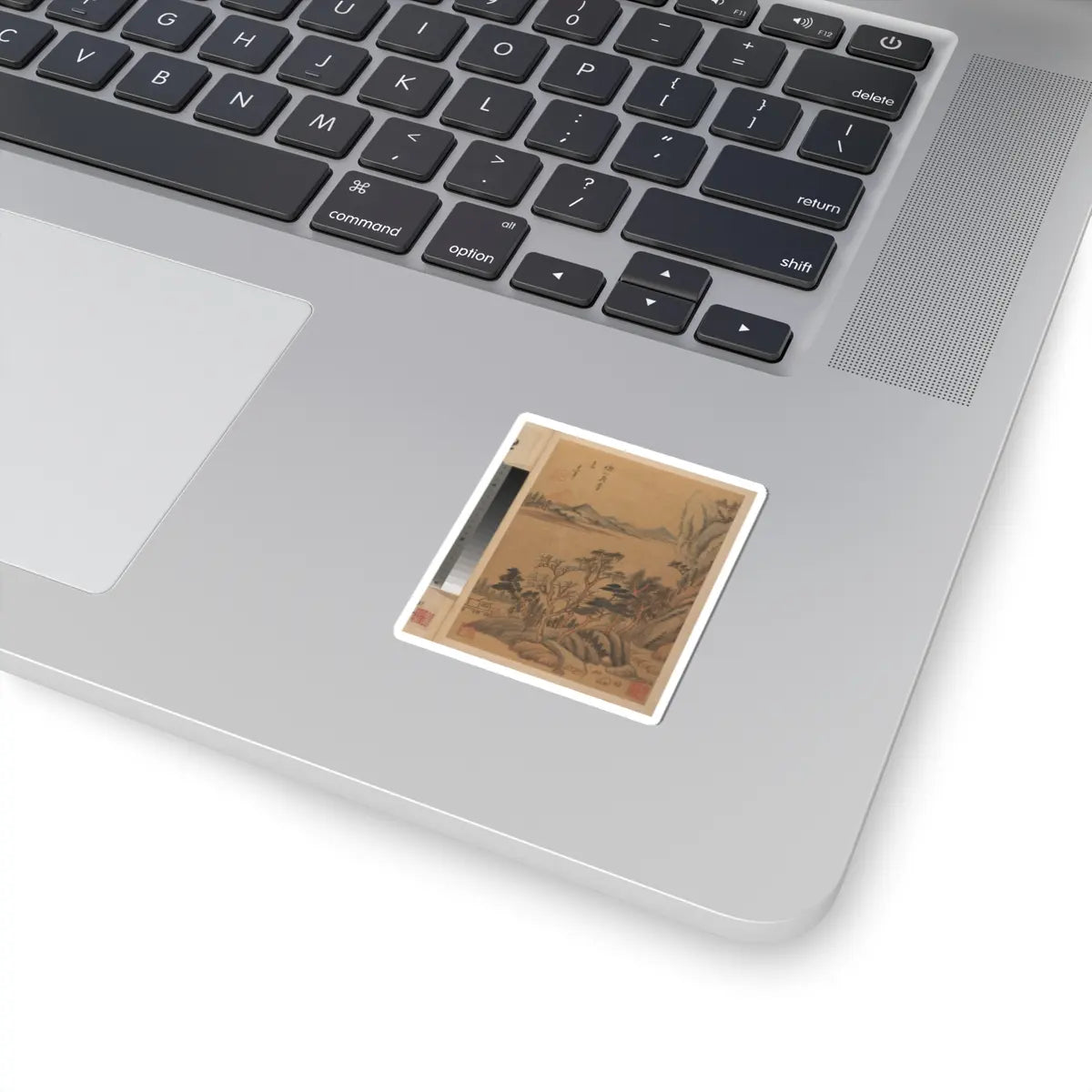 Dong Qichang - Landscapes and poems - early 17th century v1 - STICKER Vinyl Kiss-Cut Decal