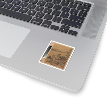 Dong Qichang - Landscapes and poems - early 17th century v1 - STICKER Vinyl Kiss-Cut Decal