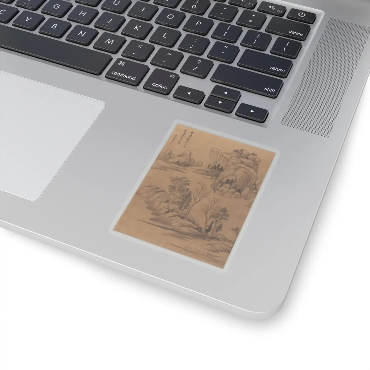 Dong Qichang - Landscapes and poems - early 17th century v9 - STICKER Vinyl Kiss-Cut Decal