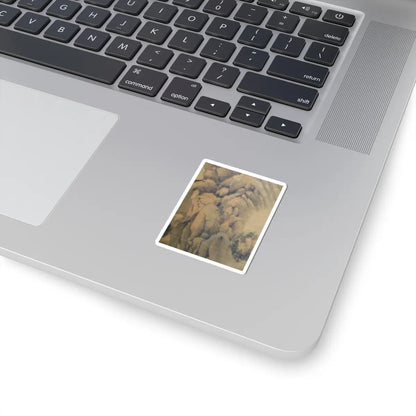 Dong Qichang - Spring Mountains over Warm Greenery - dated 1630 v10 - STICKER Vinyl Kiss-Cut Decal